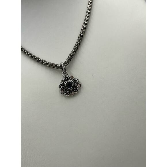 Brighton Signed Chain Necklace With Charm - Picture 4 of 12